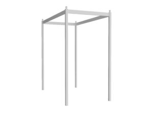 Richter young design Opbouw met stof voor bed LORA Wit