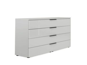 Staud XL-commode SINFONIE PLUS - HELLGRAU GLAS Grijs