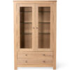 Studio puro Vitrine MWP - Massief eiken naturel Hout