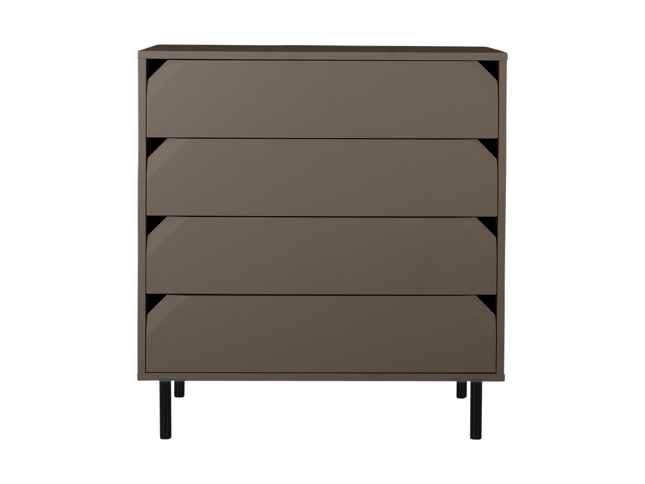 Tenzo Commode CORNER - Dark Taupe matte Bruin Tenzo Commode CORNER - Dark Taupe matte Bruin
