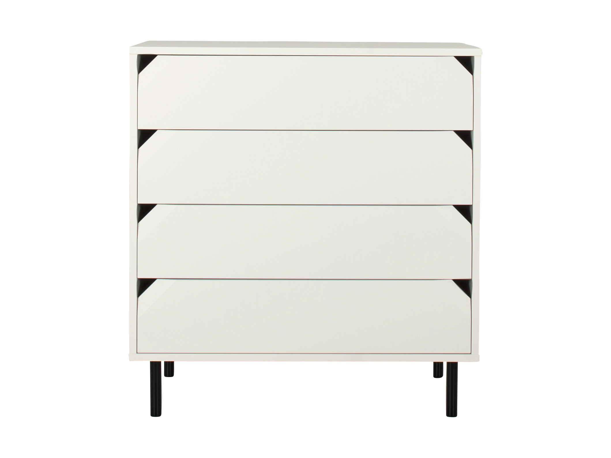 Tenzo Commode CORNER - Cotton White matte Wit Tenzo Commode CORNER - Cotton White matte Wit