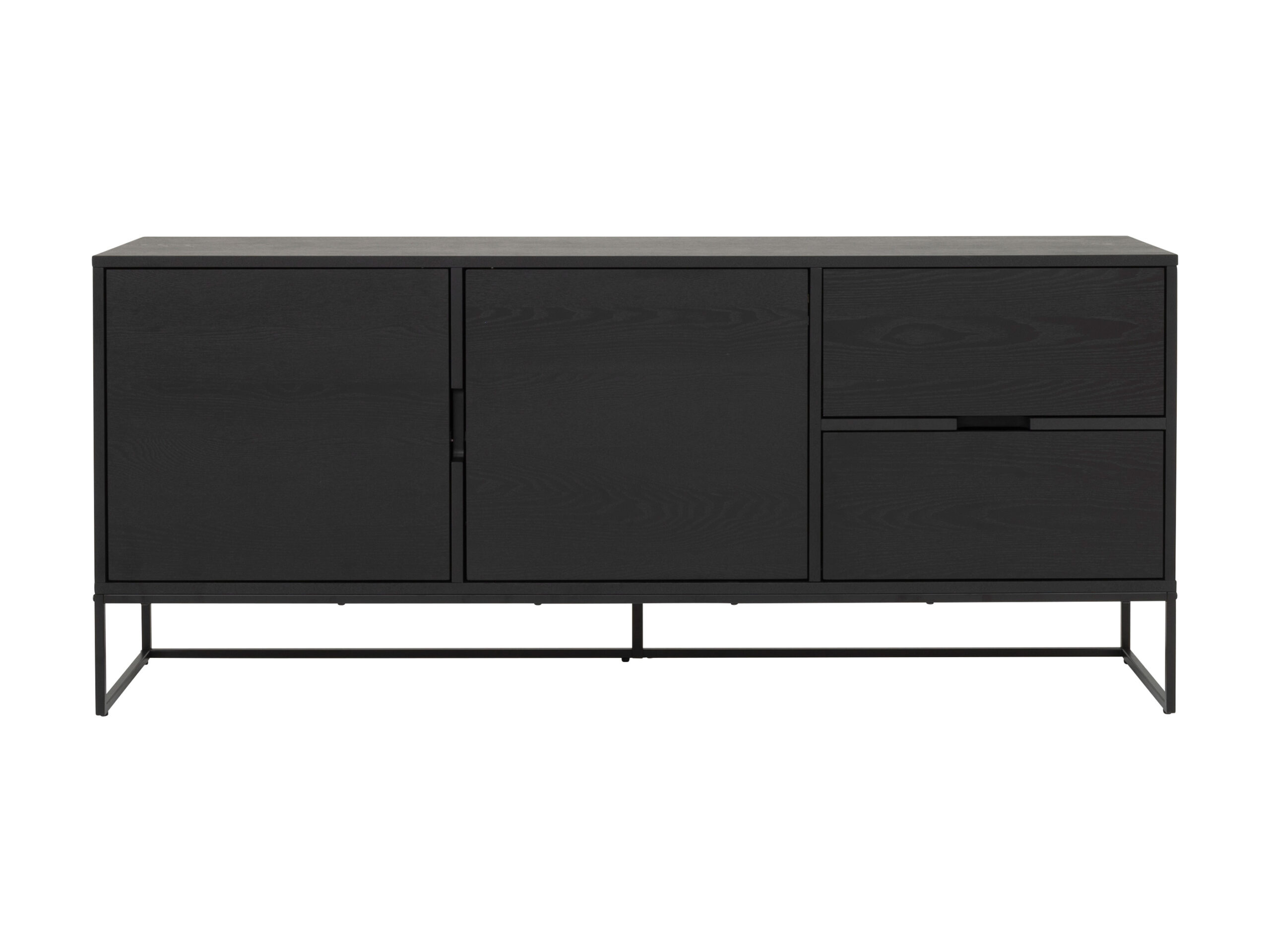 Tenzo Dressoir LIPP - Black Ash Zwart Tenzo Dressoir LIPP - Black Ash Zwart