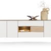 Xooon Dressoir LINDFIELD - Wit/Eikenlook Wit Xooon Dressoir LINDFIELD - Wit/Eikenlook Wit