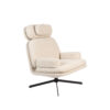 Zuiver Loungechair TYLER - Wit bouclé Wit Zuiver Loungechair TYLER - Wit bouclé Wit