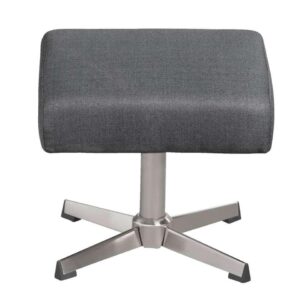 Hocker Emdrup - donkergrijs - 40x43x32 cm (hxbxd) - Leen Bakker