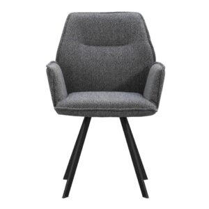 Eetkamerstoel Raf - stof - blauw/grijs - Leen Bakker