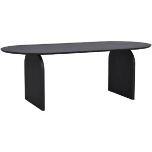 Eetkamertafel Bella - mokka - 75x220x100 cm - Leen Bakker