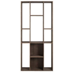 Kast Kenzi - walnootkleur - 177x81x38 cm - Leen Bakker