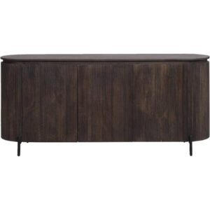 Dressoir Vito - donkerbruin - 81x180x43 cm - Leen Bakker