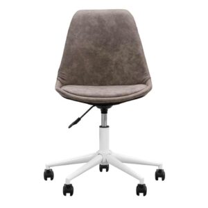 Bureaustoel Senja - stof - taupe - Leen Bakker