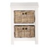 Kast Valerie 2 lades - off-white - 53x39x33 cm - Leen Bakker