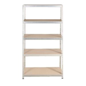 Zwaar metalen opbergrek - 180x91x40 cm - Leen Bakker