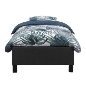 Bed Lena - antracietkleur - 90x200 cm - Leen Bakker