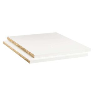 Legplankenset Reims (2 stuks) - wit - 38 cm - Leen Bakker