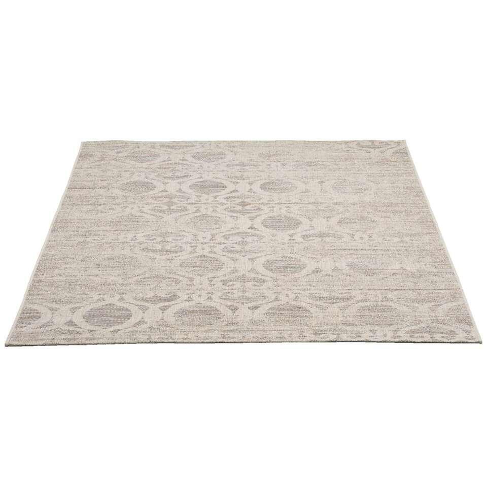 Binnen/buitentapijt Breeze - grijs - 160x230 cm - Leen Bakker Binnen/buitentapijt Breeze - grijs - 160x230 cm - Leen Bakker