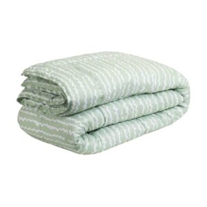 Bedrukt dekbed Robin - groen - 140x200 cm - Leen Bakker