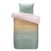 Comfort dekbedovertrek Bobbi - groen - 140x200/220 cm - Leen Bakker