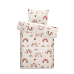 Comfort dekbedovertrek Evi - veelkleurig - 140x200 cm - Leen Bakker