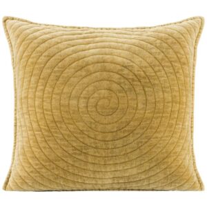 Sierkussen Casey - mosterdgeel - 45x45 cm - Leen Bakker