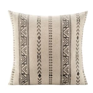 Woonkussen Jannes - off-white/zwart - 60x60 cm - Leen Bakker