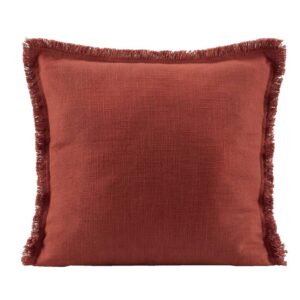 Sierkussen Zida - rood - 45x45 cm - Leen Bakker