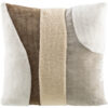 Sierkussen Bjork - ecru/bruin - 45x45 cm - Leen Bakker