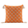 Sierkussen Manu - oranje - 45x45 cm - Leen Bakker