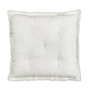 Zitkussen Sue - off-white - 40x40x6 cm - Leen Bakker