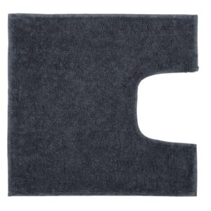 Toiletmat Matt - antraciet - 50x50 cm - Leen Bakker