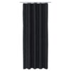 Douchegordijn Color - zwart - 180x200 cm - Leen Bakker