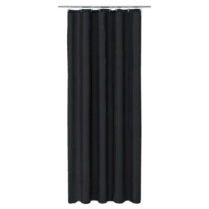 Douchegordijn Color - zwart - 180x200 cm - Leen Bakker