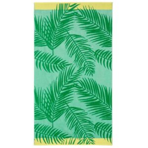 Kaat Amsterdam strandlaken Surfing - groen - 100x180 cm - Leen Bakker