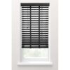 Fenstr jaloezie hout 50 mm - zwart - 220x180 cm - Leen Bakker