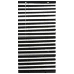 Jaloezie aluminium 25 mm - zwart - 60x130 cm - Leen Bakker