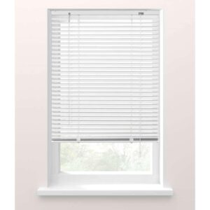 Fenstr jaloezie aluminium 25 mm - wit - 60x130 cm - Leen Bakker