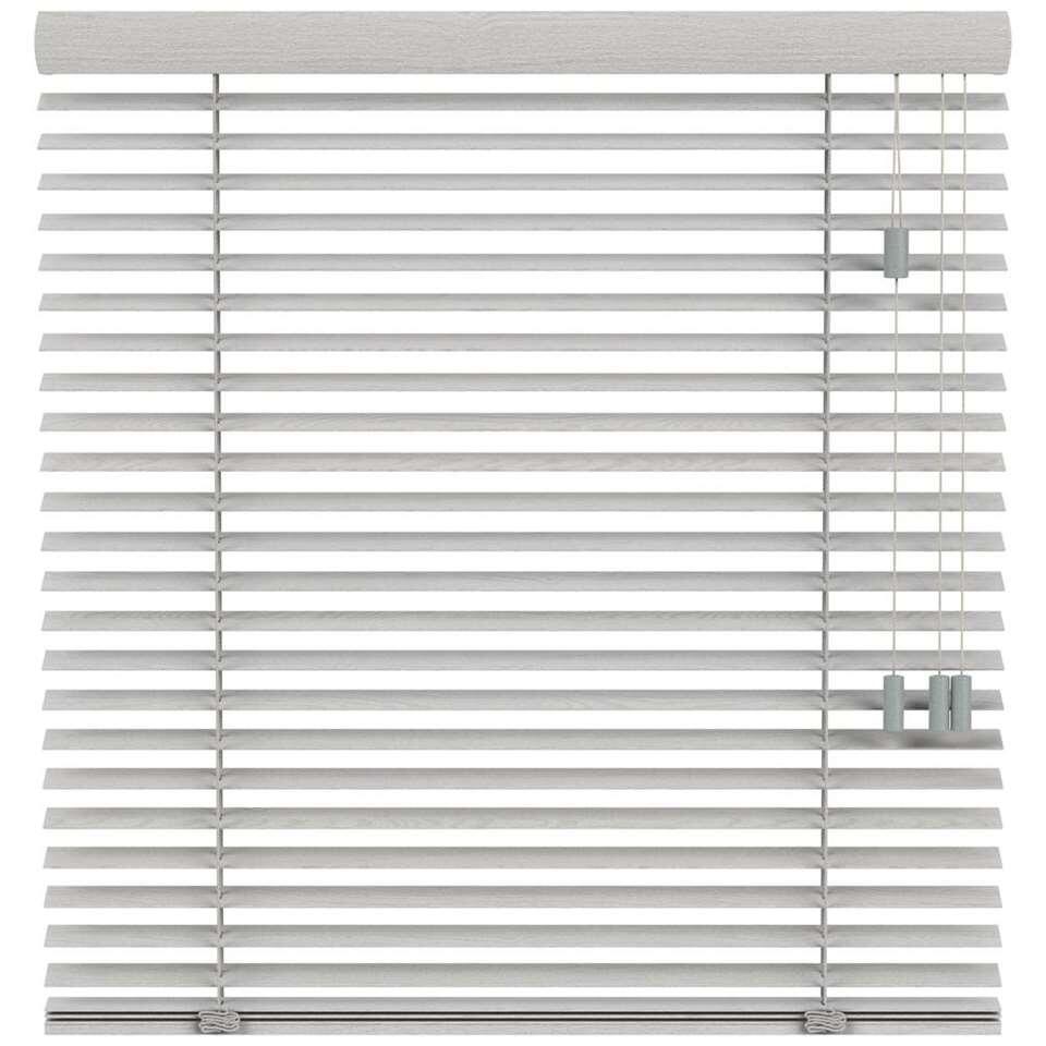 Fenstr houten jaloezie Praag 50mm - lichtgrijs (20019) - Leen Bakker Fenstr houten jaloezie Praag 50mm - lichtgrijs (20019) - Leen Bakker