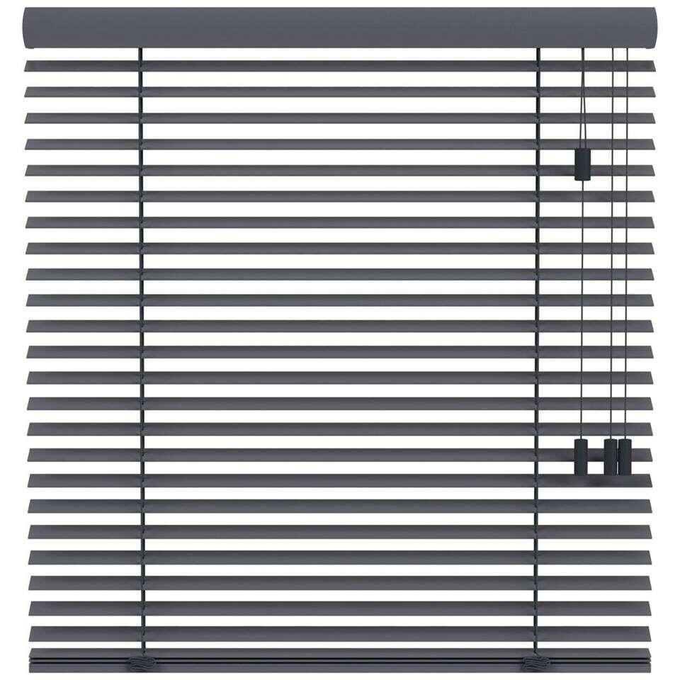 Fenstr houten jaloezie Kopenhagen 50mm - grijs (20225) - Leen Bakker Fenstr houten jaloezie Kopenhagen 50mm - grijs (20225) - Leen Bakker