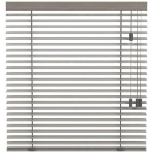 Fenstr houten jaloezie Oslo 50mm - taupegrijs (20951) - Leen Bakker