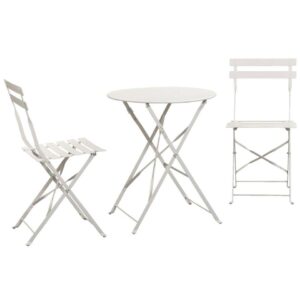 Bistroset Seine - zandkleur - inklapbaar - Leen Bakker