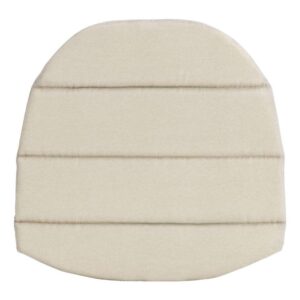 Zitkussen voor kuipstoel - zandkleur - 42x36 cm - Leen Bakker