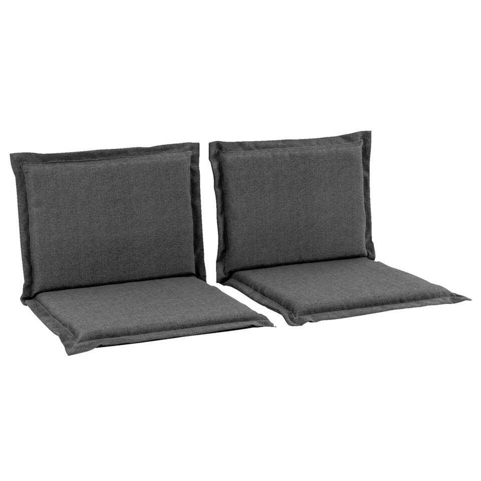 Kussenset Jardin Universeel - grijs - 57x57x5/57x45x5 cm - Leen Bakker Kussenset Jardin Universeel - grijs - 57x57x5/57x45x5 cm - Leen Bakker