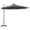 Freepole parasol Limoges - antracietkleur - Ø300 cm - Leen Bakker