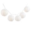 Lampionketting Lisa - LED 10x - wit - 165 cm - Leen Bakker