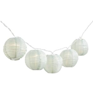 Lampionketting Lisa - LED 10x - lichtgroen - 165 cm - Leen Bakker
