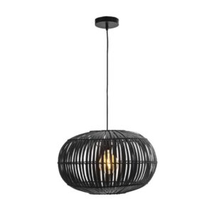 Hanglamp Split - zwart - 126xØ35 cm - Leen Bakker