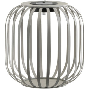 Solar lantaarn Sem - taupe metaal - 20