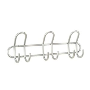 Kapstok met 6 haken - zilver - Leen Bakker