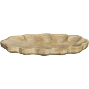 Deco plateau Scallop - naturelkleur - 2