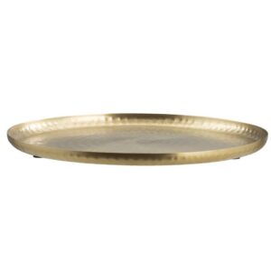 Dienblad Cemile - goudkleur - Ø40 cm - Leen Bakker