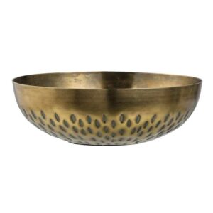 Decoschaal Dimitri - messingkleur- Ø28